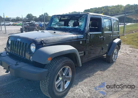 2016 Jeep Wrangler Unlimited Sport from USA, damaged, VIN 1C4BJWDGXGL112023